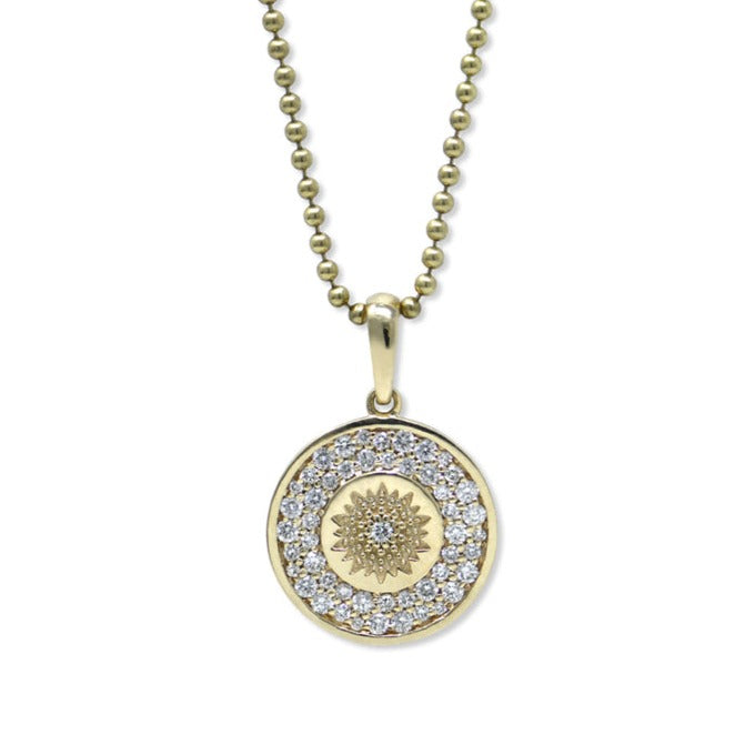 Milly Pave Medallion Necklace