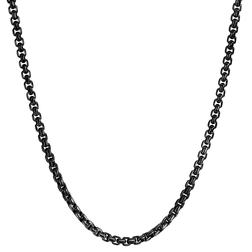 4mm Stainless Steel Black Chain