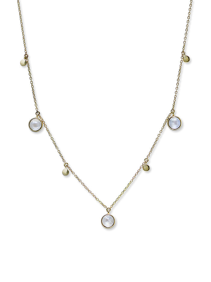 Moonstone Charm Necklace