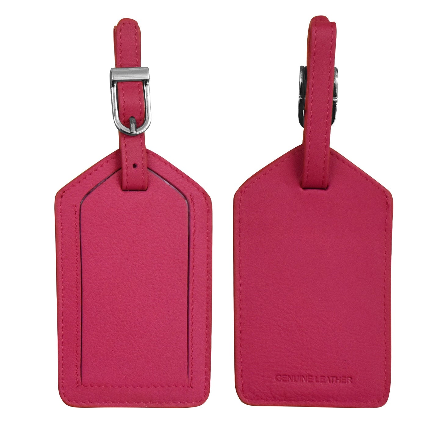 Luggage Tag in Indian Pink