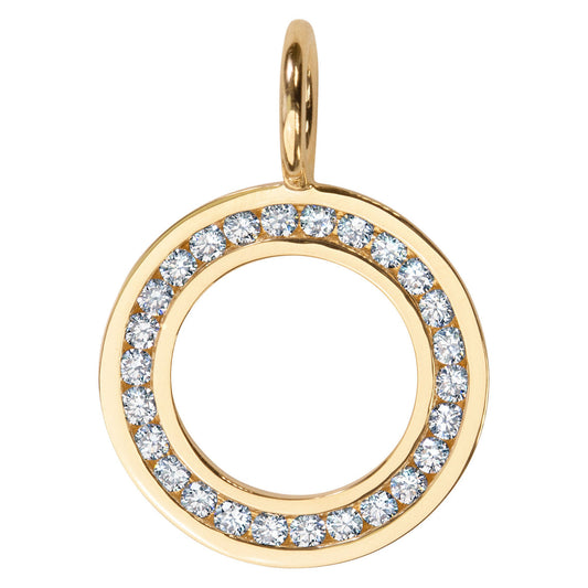 Mini Open Channel Set Round Charm