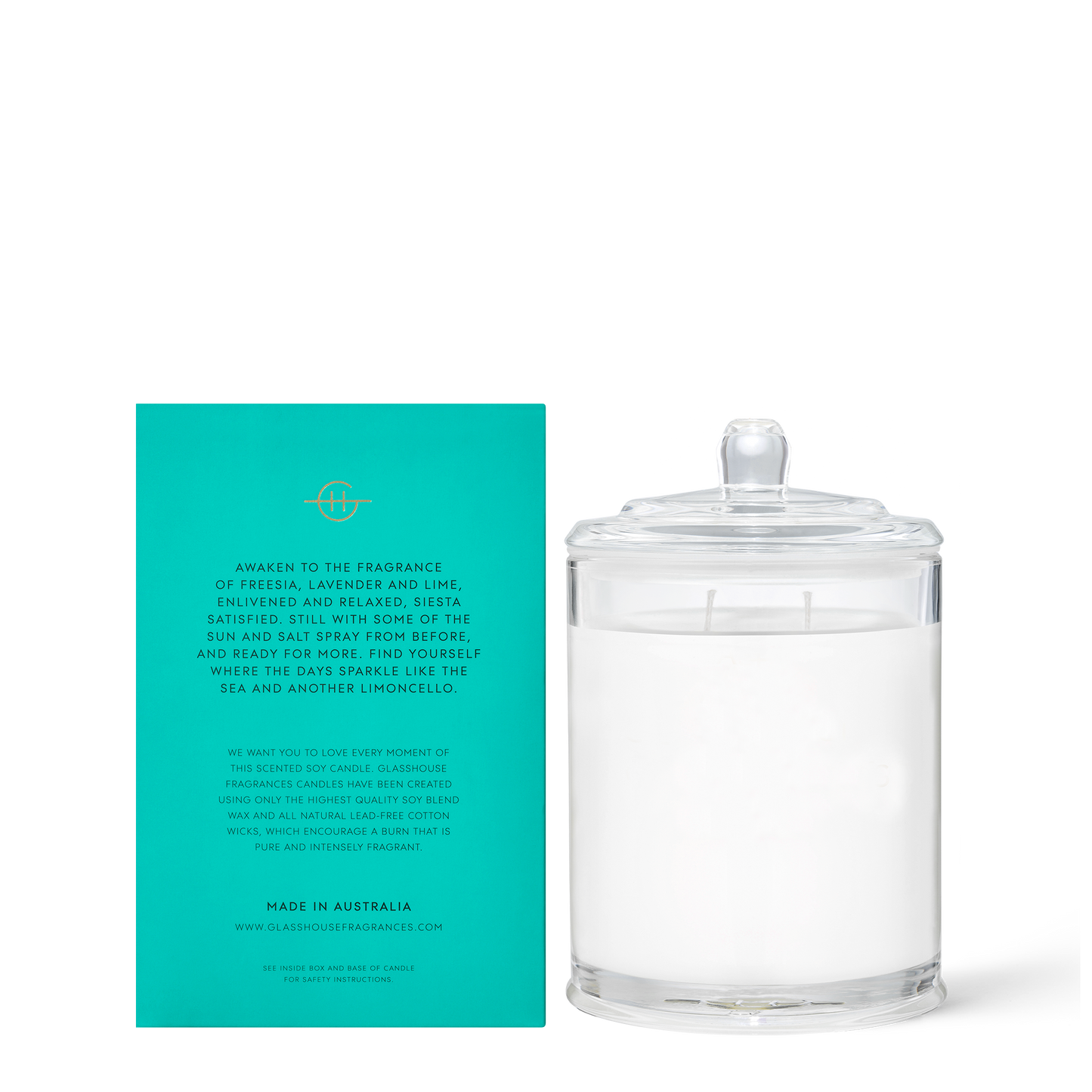 13.4oz Lost in Amalfi -  Triple Scented Soy Candle