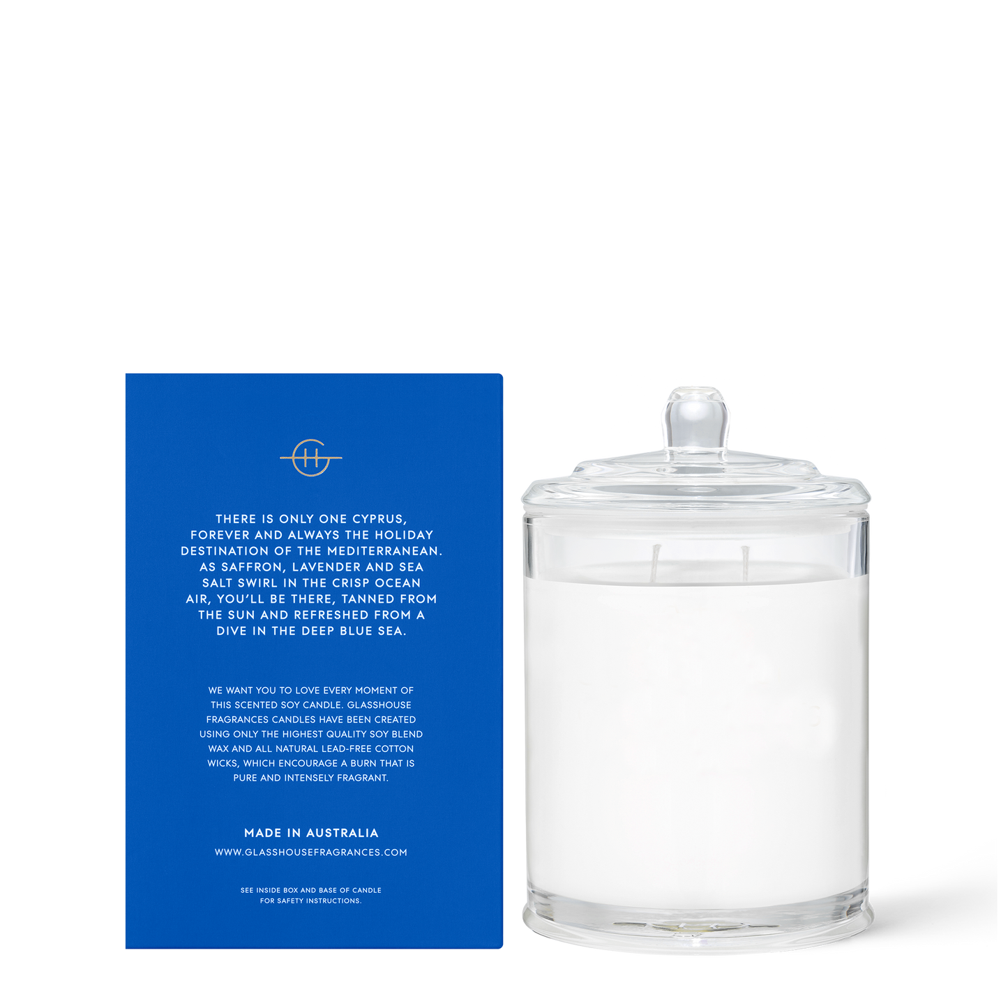 13.4oz Diving Into Cyprus - Triple Scented Soy Candle