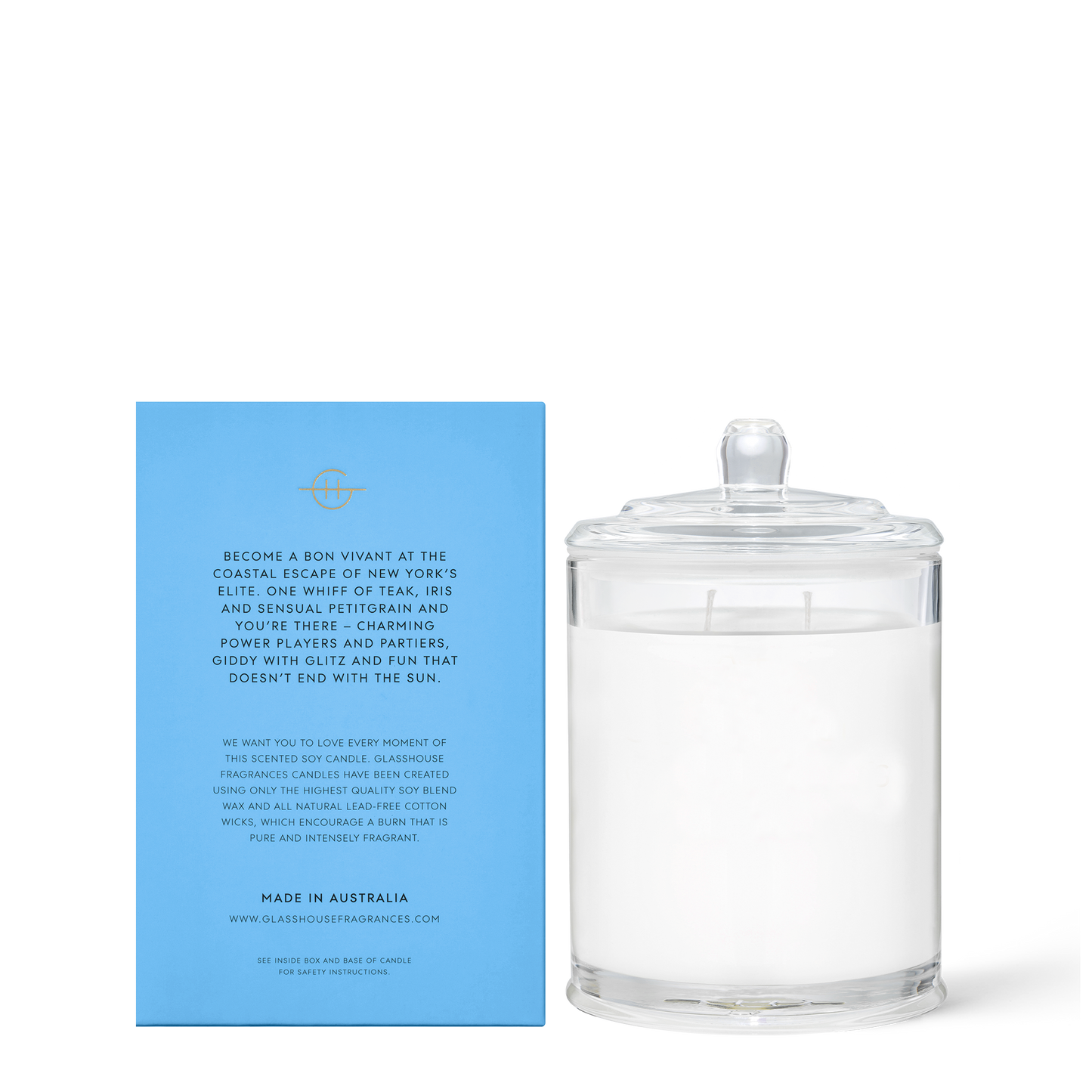 13.4oz The Hamptons - Triple Scented Soy Candle