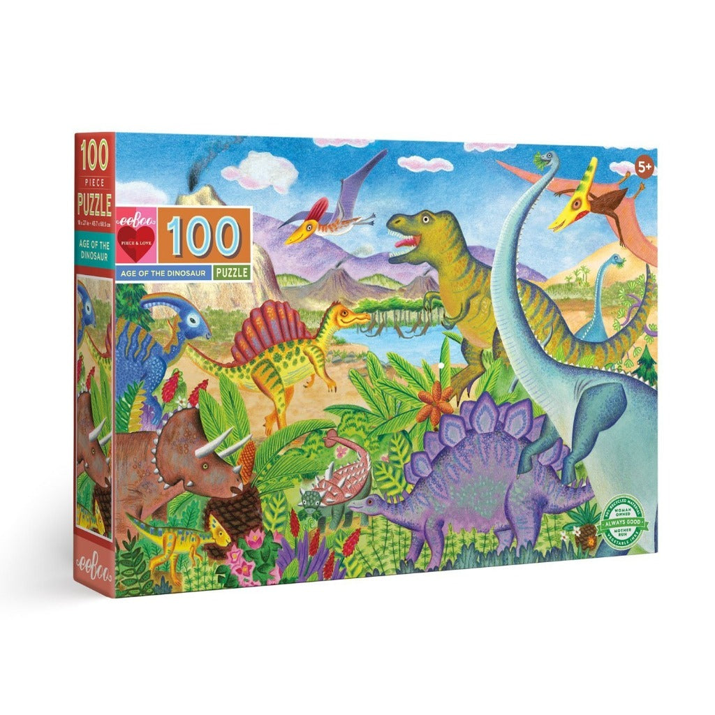 100 pc kids puzzle, dinosaur