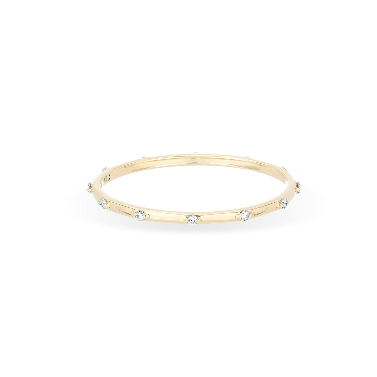 Super Tiny Diamond Station Eternity Ring