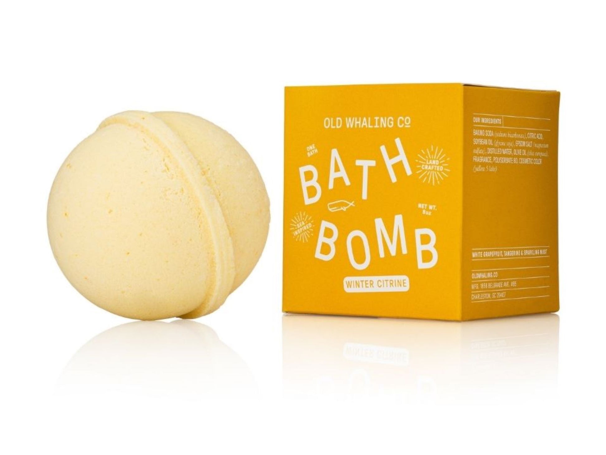 Bath Bomb winter citrine 
