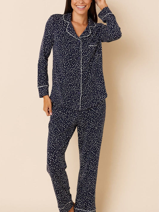 Confetti Dot Pima Knit Pajama Set