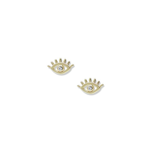 Evil Eye Lash Stud